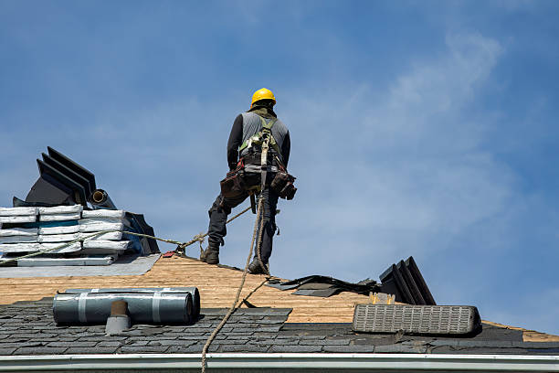 Professional Roof Installation technician working in Danboro, PA